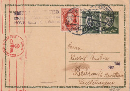 Slovaquie Entier Postal Censuré Nove Mesto 1941 - Lettres & Documents