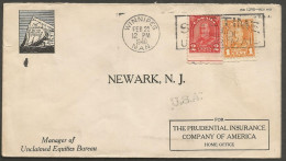 1940 Prudential Illustrated Reply Cover 3c Arch Slogan Winnipeg Manitoba - Postgeschiedenis