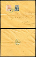 N°53a/54b, Moitiés Du 20c Et Du 25c (droite) Sur Lettre Du 20 Nov 1901. TB (certificat)  Qualité: Oblitéré  Cote: 900 Eu - Lettres & Documents