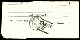 N°4a, 5c Sur Bande Journal 'La Cloche' Obl Càd Du 26 Juillet 1884. TB  Qualité: Oblitéré  Cote: 330 Euros - Briefe U. Dokumente