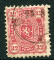 FINLAND 1875 32 P.. Perforated 11  On Medium To Thick Paperused.  Michel 18 Ay - Gebraucht