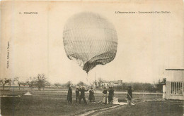 TRAPPES L'Observatoire Lancement D'un Ballon - Trappes