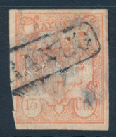 O Svájc 1852 Mi 11 (Mi EUR 950,-) (szakadás, Szűkre Vágva / Torn) - Other & Unclassified