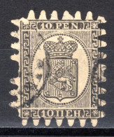 FINNLAND, 1867 Freimarke Wappen, Gestempelt - Usados