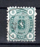 FINNLAND, 1875, Freimarke Wappen, Gestempelt - Usados