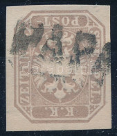 O 1863 Hírlapbélyeg Szürkéslila / Newspaper Stamp Greyish Lilac "PÁPA" Certificate: Strakosch - Other & Unclassified