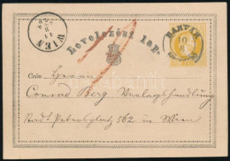 1870 2kr Díjjegyes Levelezőlap / PS-card "SÁRVÁR" - Wien - Sonstige & Ohne Zuordnung