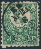 O 1871 Réznyomat 3kr Tömbfog (min 7.500) - Other & Unclassified