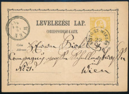 1871 2kr Díjjegyes Levelezőlap / PS-card "LIPTÓ ST. MIKLÓS" - "WIEN" - Altri & Non Classificati