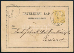 1871 2kr Díjjegyes Levelezőlap / PS-card "SZEPES-OLASZI" - Losonc - Other & Unclassified