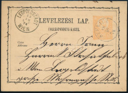 '1873 2kr Díjjegyes Levelezőlap / PS-card "SZENICZ" - "LEOPOLDSTADT WIEN" - Altri & Non Classificati