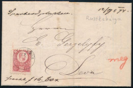 1874 5kr Elfogazva Levélen "RUSZKA-BÁNYA" - Deva - Altri & Non Classificati