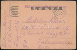 1916 Tábori Posta Levelezőlap "Stabskompagnie Des 16. K.K." + "FP 311" - Altri & Non Classificati