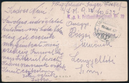 1917 Tábori Posta Képeslap / Field Postcard "K.u.k. Feldhaubitzregiment Nr. 32" + "TP 632" - Autres & Non Classés