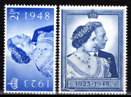 GROSSBRITANNIEN, 1948 Silberhochzeit König Georg VI., Postfrisch ** - Unused Stamps
