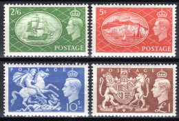 GROSSBRITANNIEN, 1951 Freimarken König Georg VI., Postfrisch ** - Unused Stamps