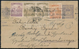 1922 15f Díjjegyes Zárt Levelezőlap Arató 5f + 2 X 4f + 1,5K Díjkiegészítéssel / PS-cover Card With 2,35K Additional Fra - Sonstige & Ohne Zuordnung