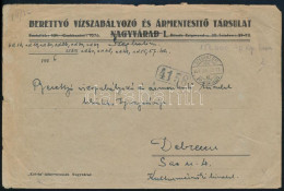 1946 (26. Díjszabás) Levél 150.000 AP Készpénzes Bérmentesítéssel "SZEGHALOM" - Debrecen / Cover With Cash Franking (ex  - Autres & Non Classés