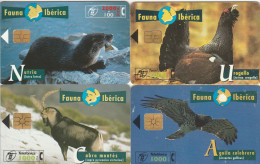 PHONE CARD 4 SPAGNA FAUNA (CK983 - Commemorative Advertisment