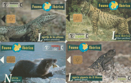 PHONE CARD 4 SPAGNA FAUNA (CK977 - Commemorative Advertisment