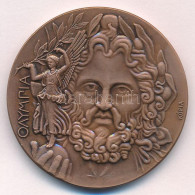 ~1996. Az 1896-os Olimpiai Díjérem Modern Bronz Replikája "KÓPIA" Jelzéssel (42mm) T:UNC,AU - Non Classés