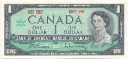 Kanada 1967. 1D "A Kanadai Konföderáció Centenáriuma" Emlékkiadás T:AU Canada 1967. 1 Dollar "Centennial Of Canadian Con - Non Classés