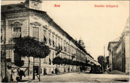 T1/T2 1911 Arad, Erzsébet Királyné út, Vegyeskereskedés üzlete / Street, Shop - Unclassified
