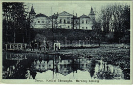 T2/T3 1938 Bárca, Barca (Kassa, Kosice); Kastiel Bárczayho / Bárczay Kastély. A. Gujdán Kiadása / Castle + "1938 Kassa V - Unclassified