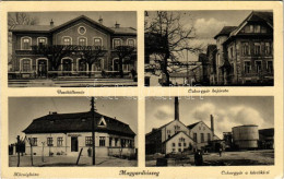 T2/T3 1941 Diószeg, Magyardiószeg, Sládkovicovo; Vasútállomás, Cukorgyár Bejárata, Községháza, Cukorgyár A Kürtökkel. Ka - Unclassified