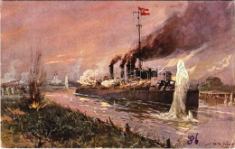 * T3 SMS Scharfschütze Im Gefechte Im Kanal Von Corsini Am 24. Mai 1915. / SMS Scharfschütze Az Osztrák-Magyar Haditenge - Unclassified