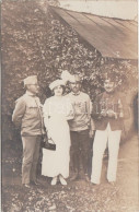 T2/T3 1914 WWI Hungarian Soldiers With Wife Photo (EK) - Non Classés