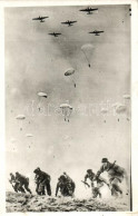 * T2/T3 1944 WWII Hungarian Parachutist Soldiers, Aircrafts Photo (EK) - Non Classificati