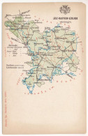 ** T3 Jász-Nagykun-Szolnok Vármegye Térképe. Kiadja Károlyi Gy. / Map Of Jász-Nagykun-Szolnok County (EM) - Non Classificati