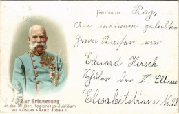 T3 1898 (Vorläufer) Zur Erinnerung An Das 50 Jähr. Regierungs-Jubiläum Des Kaiser Franz Josef I. / Ferenc József Uralkod - Non Classés