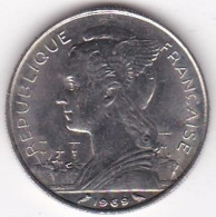 Réunion 50 Francs 1969 En Nickel KM12 , Date Rare , Lec# 101 Superbe - Réunion