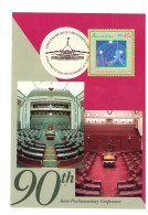 FDC 2 SEPTEMBRE 1993 90 TH INTERPARLIAMENTARY CONFERENCE - Cartes-Maximum (CM)