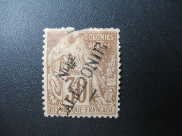 Nouvelle Calédonie Stamps French Colonies N° 30 Neuf * NSG Défectueux C: 130 € - Autres & Non Classés