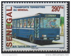 Sénégal 2002/2004 - 290 F Car Bus Autobus Omnibus "Dakar Dem Dikk" Transports ** MNH RARE Scarce - Bus