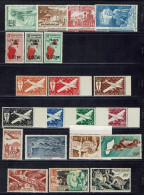 Madagascar. 1942-52. Ensemble De P.A. Entre N° 41 Et 77. Neufs X Et XX - Poste Aérienne