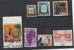 Israel   1977  Lot De 8 Timbres  Tabira - Gebraucht (ohne Tabs)