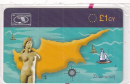 CYPRUS - Aphrodite & Map, CallSat Telecom Promotion Prepaid Card(Cyprus Collector"s Club), Tirage 1000, 10/03, Mint - Cyprus