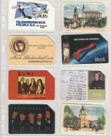 LOT 8 PHONE CARDS POLONIA (PV45 - Polonia