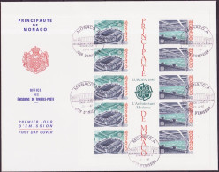 Europa CEPT 1987 Monaco FDC2 Y&T N°BF37 - Michel N°B35 - 1987