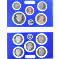 Monnaie, États-Unis, 2 Coffrets - 10 Monnaies, 2022, San Francisco, FDC - Jahressets