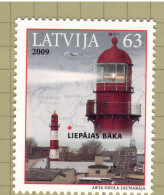 Latvia 2009, Bird, Birds, Lighthouse, 1v, MNH** - Mouettes
