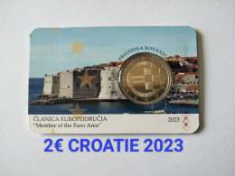 2 Euros Commémorative Croatie 2023 - BU - ZONE EURO  /  Poste Suivi - Croatia