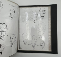 Album De Caricatures Du Dessinateur EX - Finance Internationale Belgique - Dédicace 1928 - Dim:42/47 Cm - Politik