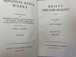 Briefe Von Und An Kant. 1.Teil: 1749 - 1789. - Philosophy