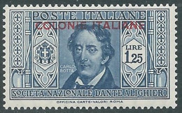 1932 EMISSIONI GENERALI DANTE 1,25 LIRE MNH ** - I30-4 - Amtliche Ausgaben