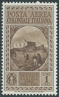 1932 EMISSIONI GENERALI POSTA AEREA GARIBALDI 1 LIRA MH * - I30-6 - General Issues